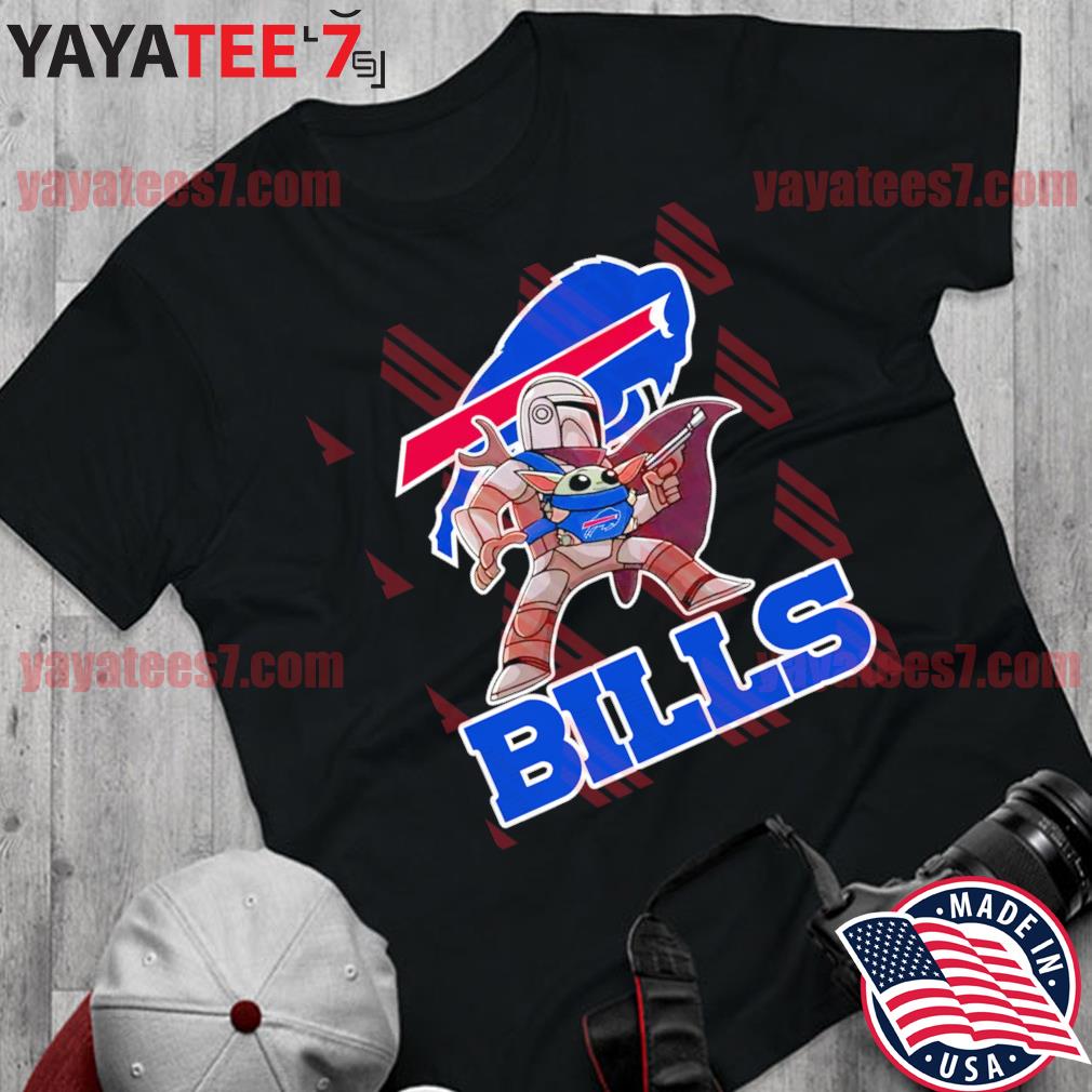 Buffalo Bills Baby Yoda The Mandalorian Personalized Polo Shirts