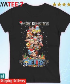 One Piece Chibi Characters Santa Hat Merry Christmas Sweatshirt - Teespix -  Store Fashion LLC