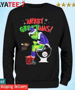 The Grinch Toilet Pittsburgh Steelers and Baltimore Ravens paper shirt