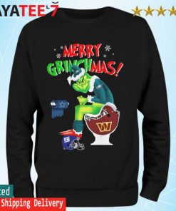 Official Merry Grinchmas The Grinch Philadelphia Eagles Dallas Cowboys  toilet paper Christmas shirt, hoodie, sweater, long sleeve and tank top