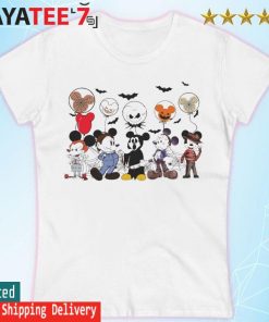 Mickey Horror Movie Characters Halloween 2022 s Women's T-shirt