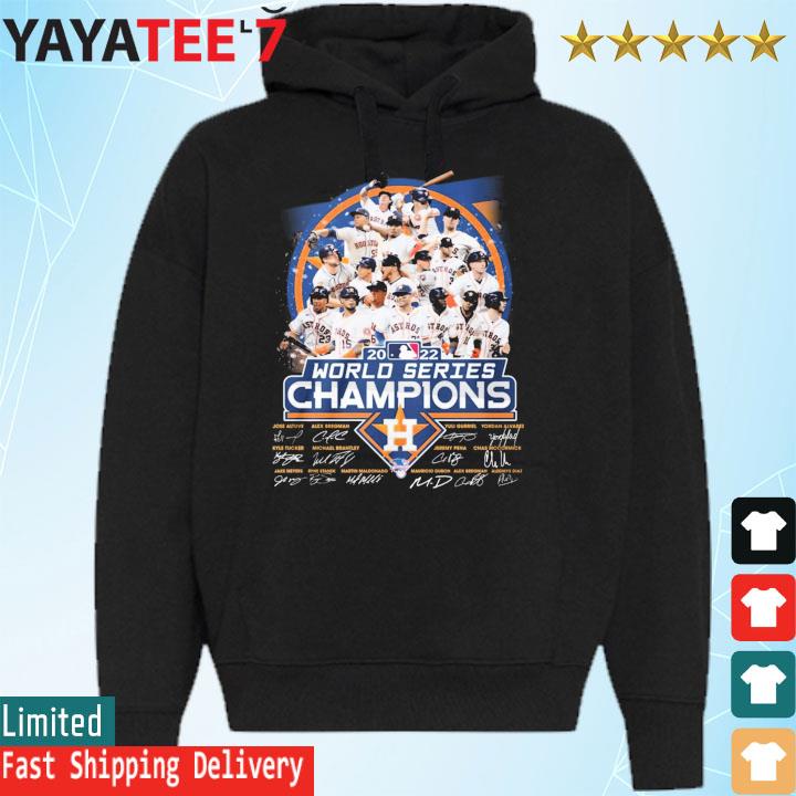 Houston Astros team MLB 2022 World Series Champions signatures shirt, hoodie,  sweater, long sleeve and tank top