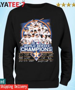 Houston Astros team MLB 2022 World Series Champions signatures shirt,  hoodie, sweater, long sleeve and tank top