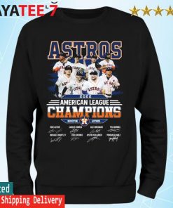 The Astros American League Champions 2022 Houston Astros Team Signatures  Shirt - Teespix - Store Fashion LLC