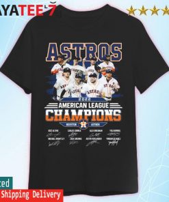 Houston Astros Team American League Champions 2022 Signatures Shirt -  Bugaloo Boutique