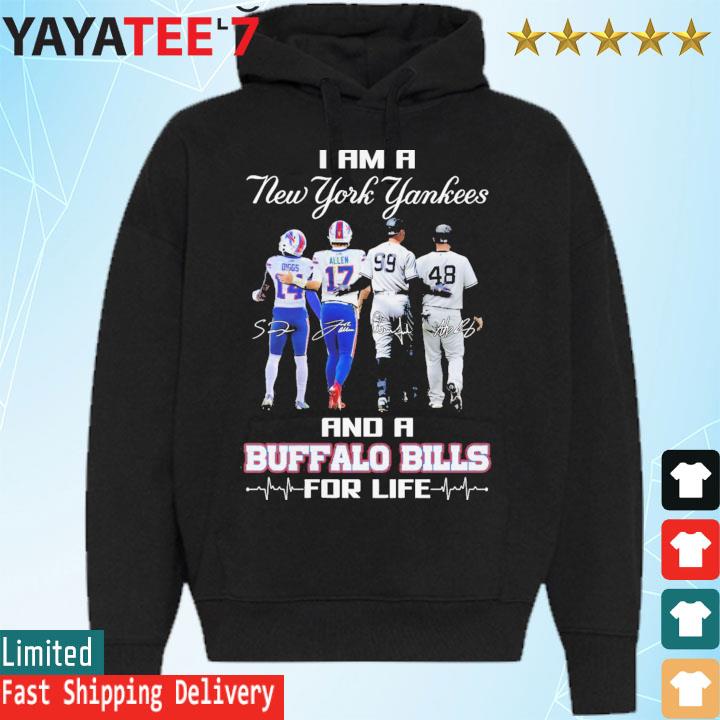 New York Yankees And Buffalo Bills Abbey Road Signatures Yankees T