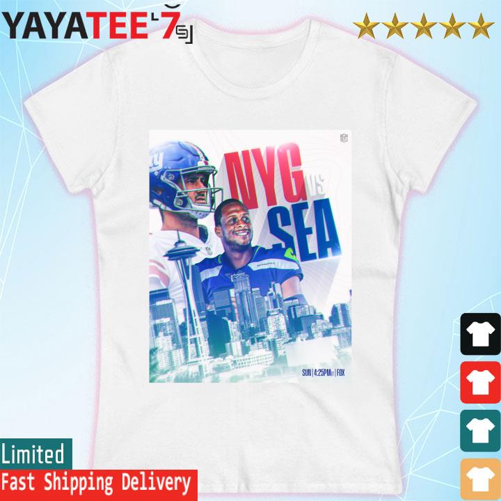 Long printed T-shirt - Blue/New York Giants - Ladies