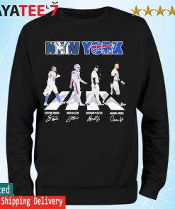 New York Rangers And New York Yankees Abbey Road Stefon Diggs josh