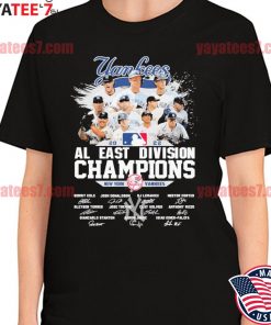 New York Yankees 2022 AL East Division Champions Signatures shirt
