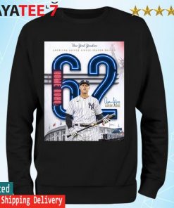 Aaron Judge 62 Home Runs signatures shirt, hoodie, sweater, long sleeve and  tank top