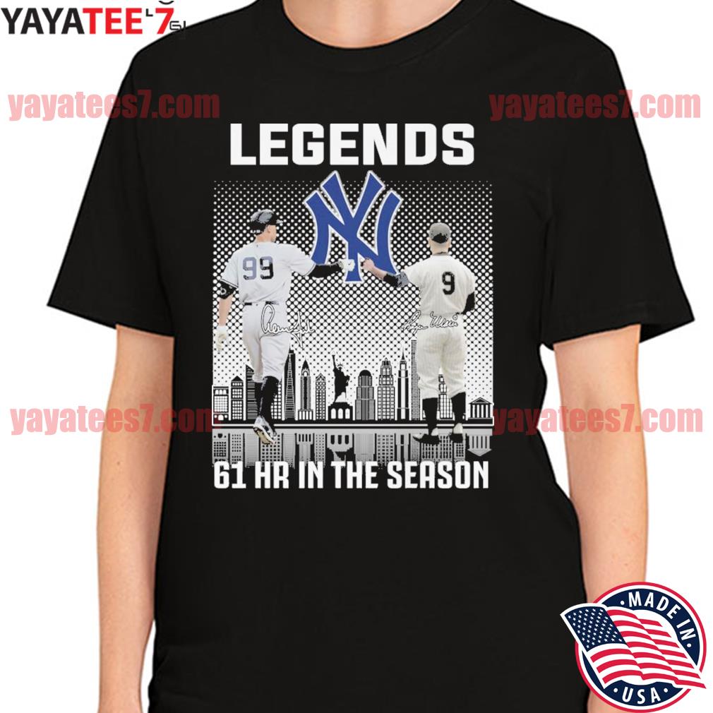 Official legend 61 hr in the season new york yankees shirt, hoodie