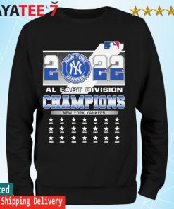 New York Yankees team MLB 2022 Al East Division Champions shirt, hoodie,  sweater, long sleeve and tank top