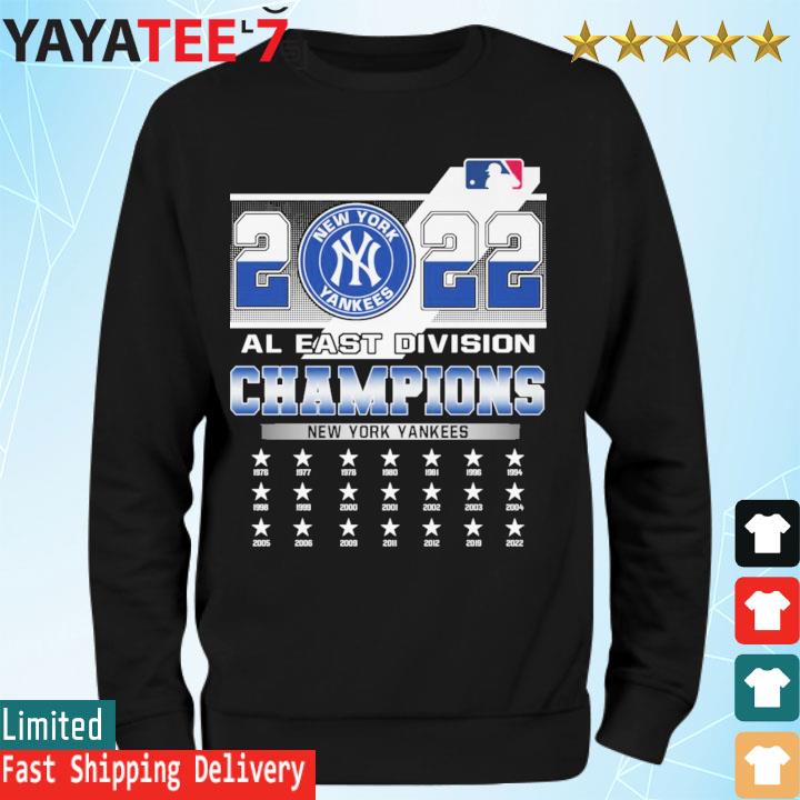 New York Yankees team MLB 2022 Al East Division Champions shirt, hoodie,  sweater, long sleeve and tank top