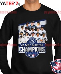 New York Yankees team MLB 2022 Al East Division Champions shirt, hoodie,  sweater, long sleeve and tank top