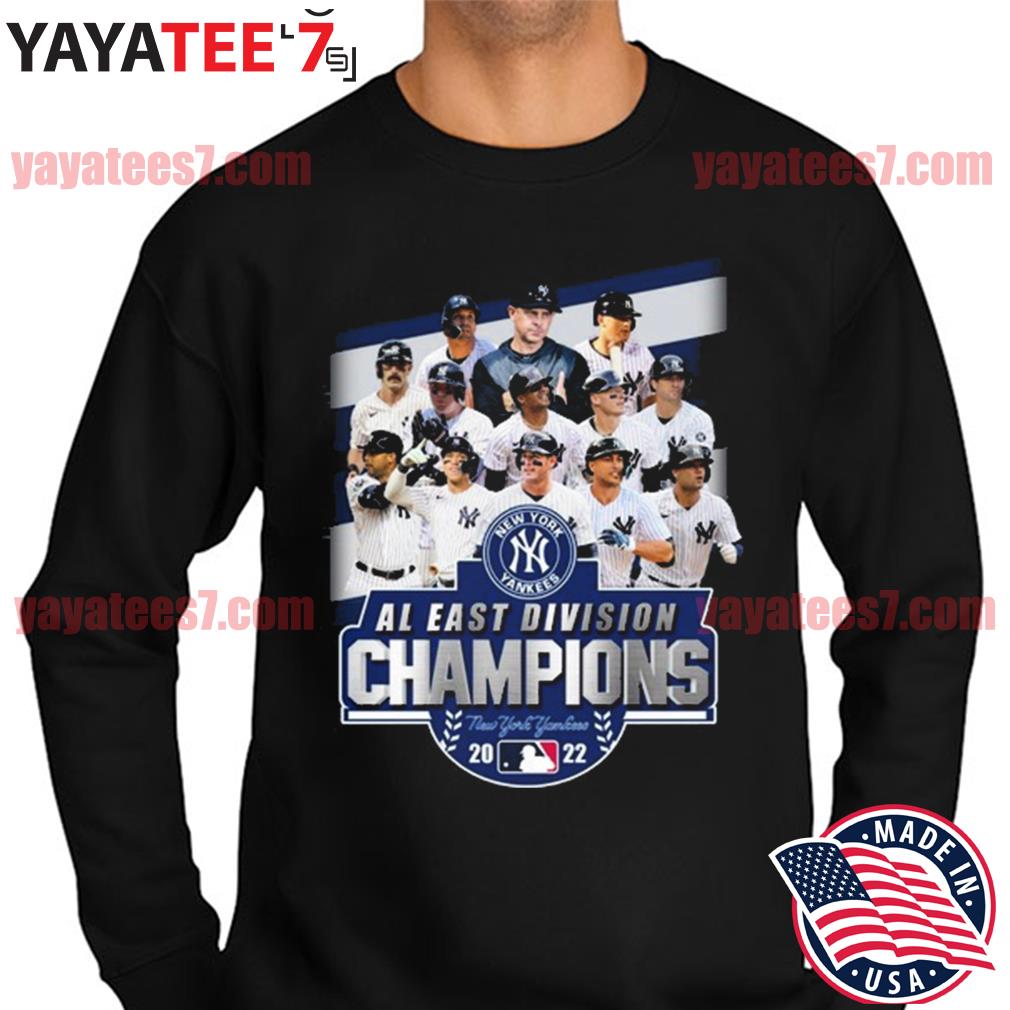 New York Yankees team MLB 2022 Al East Division Champions shirt, hoodie,  sweater, long sleeve and tank top