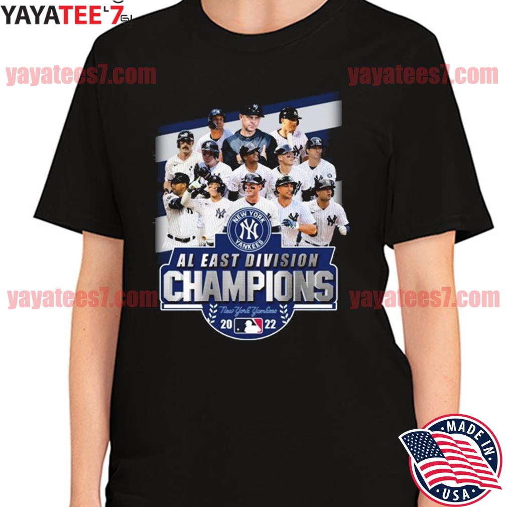 New York Yankees team MLB 2022 Al East Division Champions shirt