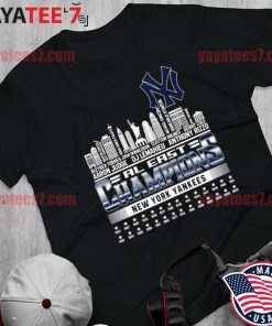 Skylines New York Yankees Al East Champions 2022 shirt, hoodie