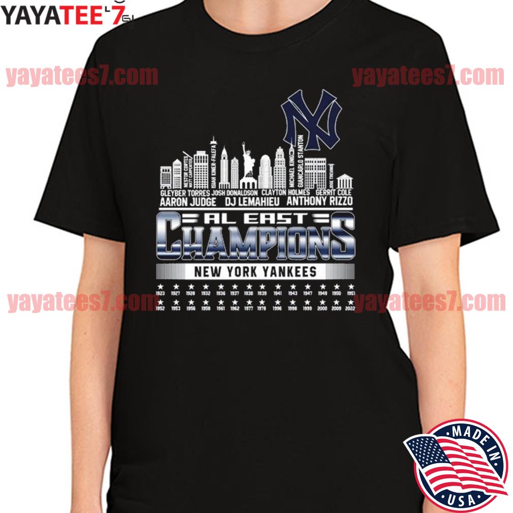New York Yankees Team Skyline Al East Champions 1923-2022 shirt, hoodie,  sweater, long sleeve and tank top