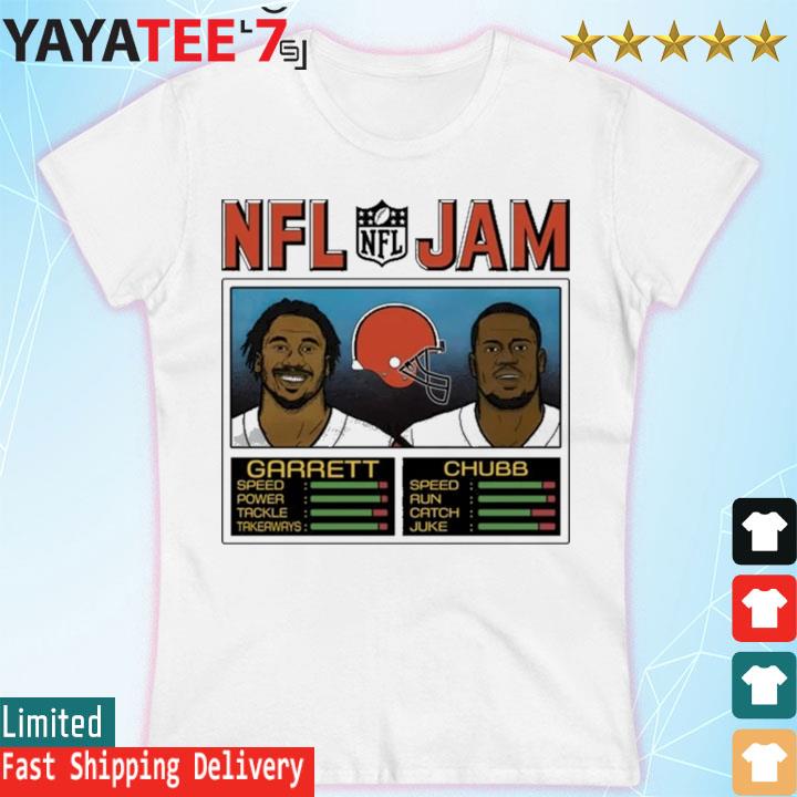 Nfl Jam Cleveland Browns Myles Garrett And Nick Chubb Shirt