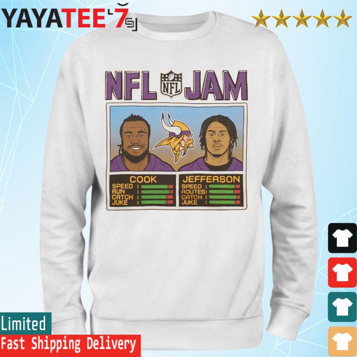 NFL Jam Vikings Cook And Jefferson shirt, hoodie, sweater, long sleeve and  tank top