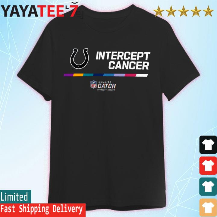 Indianapolis Colts 2021 Crucial Catch Intercept Cancer T-shirt