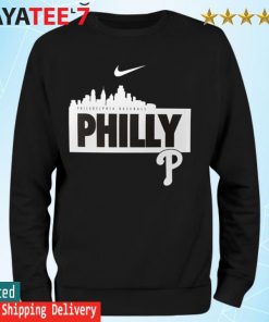 Nike Philadelphia Phillies Black Local Nickname Skyline 2022 T-Shirt,  hoodie, sweater, long sleeve and tank top