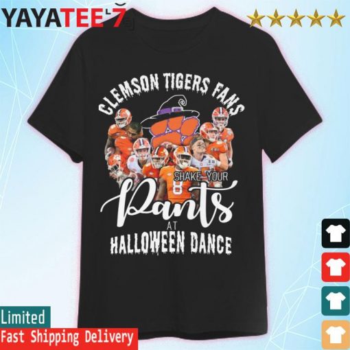 Official Clemson Tigers fan shake your Pants at Halloween dance shirt