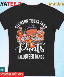 Official Clemson Tigers fan shake your Pants at Halloween dance s Women's T-shirt