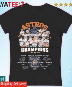 Official Houston Astros team 2022 American League Champions