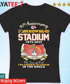 Kansas City Chiefs 50th anniversary at arrowhead stadium shirt, hoodie,  sweater, long sleeve and tank top