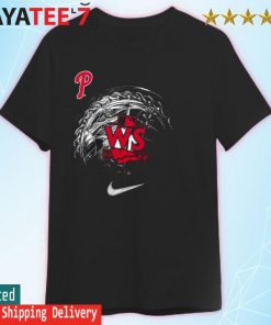 Official Philadelphia Phillies Nike 2022 World Series Worldwide Event retro T-Shirt