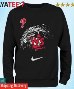 Philadelphia phillies nike 2022 world series logo black shirt, hoodie,  sweater, long sleeve and tank top