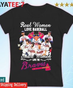 Official Atlanta Braves team real Women love Baseball smart Women