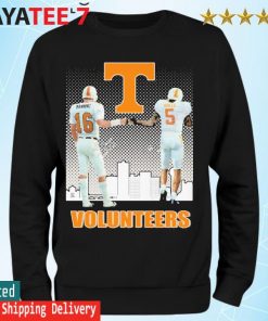 Tennessee Volunteers Skyline Peyton Manning And Hendon Hooker Signatures  shirt, hoodie, sweater, long sleeve and tank top