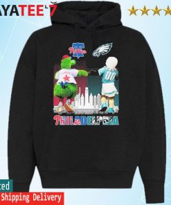 Philadelphia City Sport Team, Philadelphia Phillies And Philadelphia Eagles  Mascot Shirt, hoodie, sweater, long sleeve and tank top