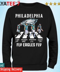 Philadelphia Fly Eagles FLy A.J. Brown , Javon Hargrave and