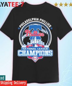 Philadelphia Phillies 2022 national League Champions City skyline shirt