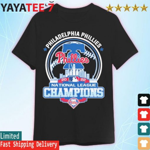 Philadelphia Phillies 2022 national League Champions City skyline shirt -  Vegatee