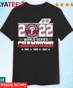 Philadelphia Phillies 2022 World series Champions 1980 2008 2022 matchup shirt