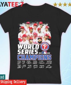 Philadelphia Phillies Team Baseball 2022 World Series Champions Signatures  shirt, hoodie, sweater, long sleeve and tank top