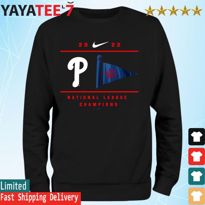 Philadelphia Phillies Nike 2022 National League Champions Pennant T-Shirt -  Red