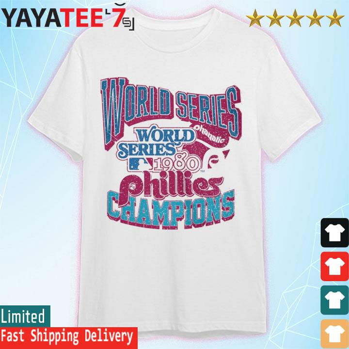 Philadelphia Phillies Phanatic 1980 World Series Champions shirt