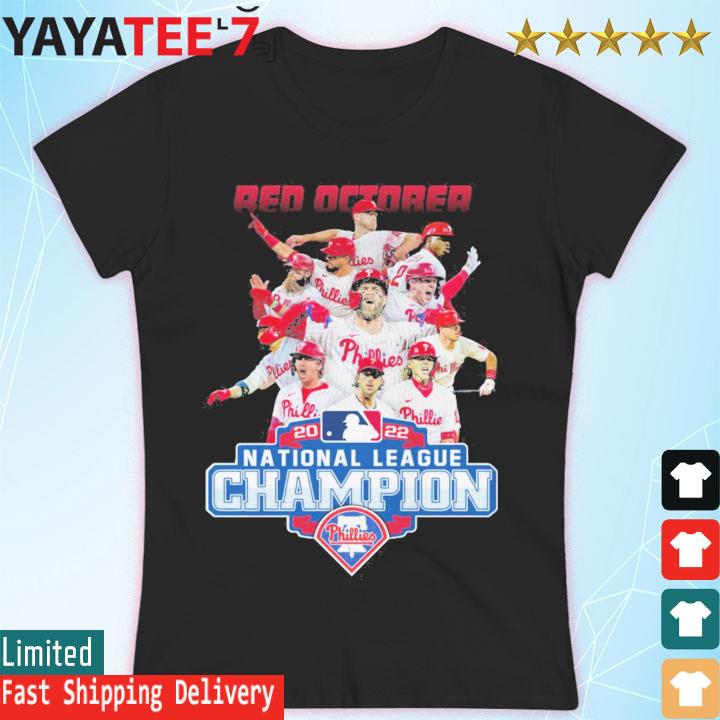 Philadelphia Phillies Red October 2022 National League Champion