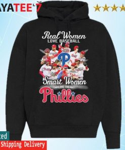 Philadelphia Phillies Team Real Women Love Baseball Smart Women Love The  Phillies Signatures Shirt, hoodie, sweatshirt and long sleeve