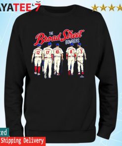 Broad street bombers philadelphia phillies players road world series nlcs  champions shirt, hoodie, sweater, long sleeve and tank top