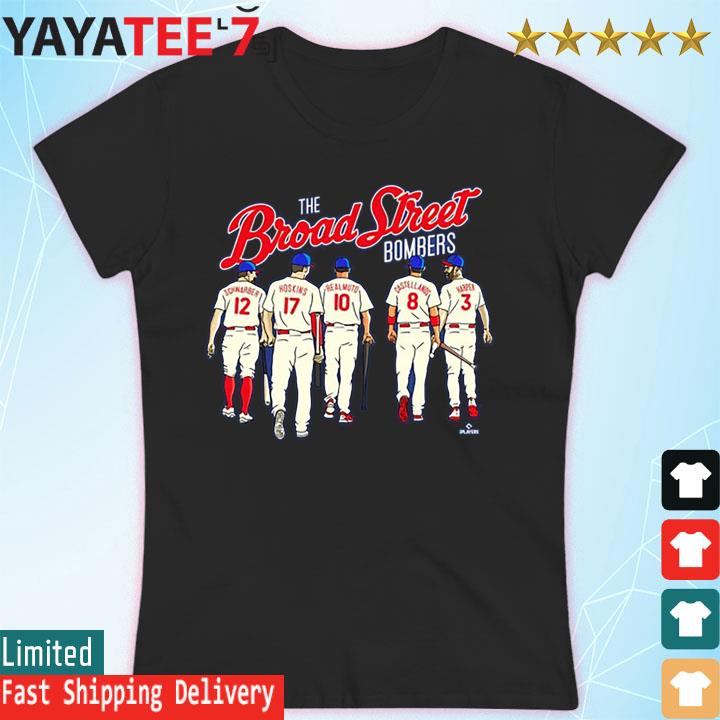 Broad Street Bombers 1 - White - Phillies - T-Shirt