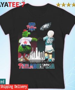 Philadelphia Sports Mascots Phillie Phanatic and Swoop shirt, hoodie,  sweater, long sleeve and tank top