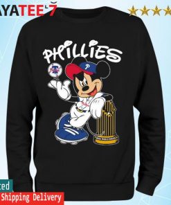 MLB Mickey Mouse Philadelphia Phillies 2022 World Series Champions shirt,  hoodie, sweater, long sleeve and tank top