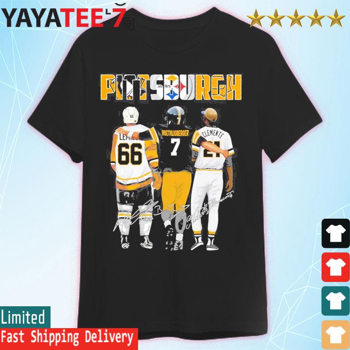 Pittsburgh Sports Team Pittsburgh Steelers and Pittsburgh Penguins  signatures shirt, hoodie, sweater, long sleeve and tank top
