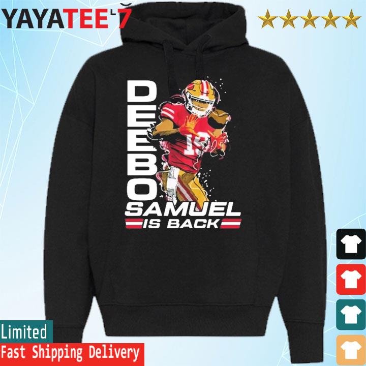 deebo samuel is back - black and white  Essential T-Shirt for